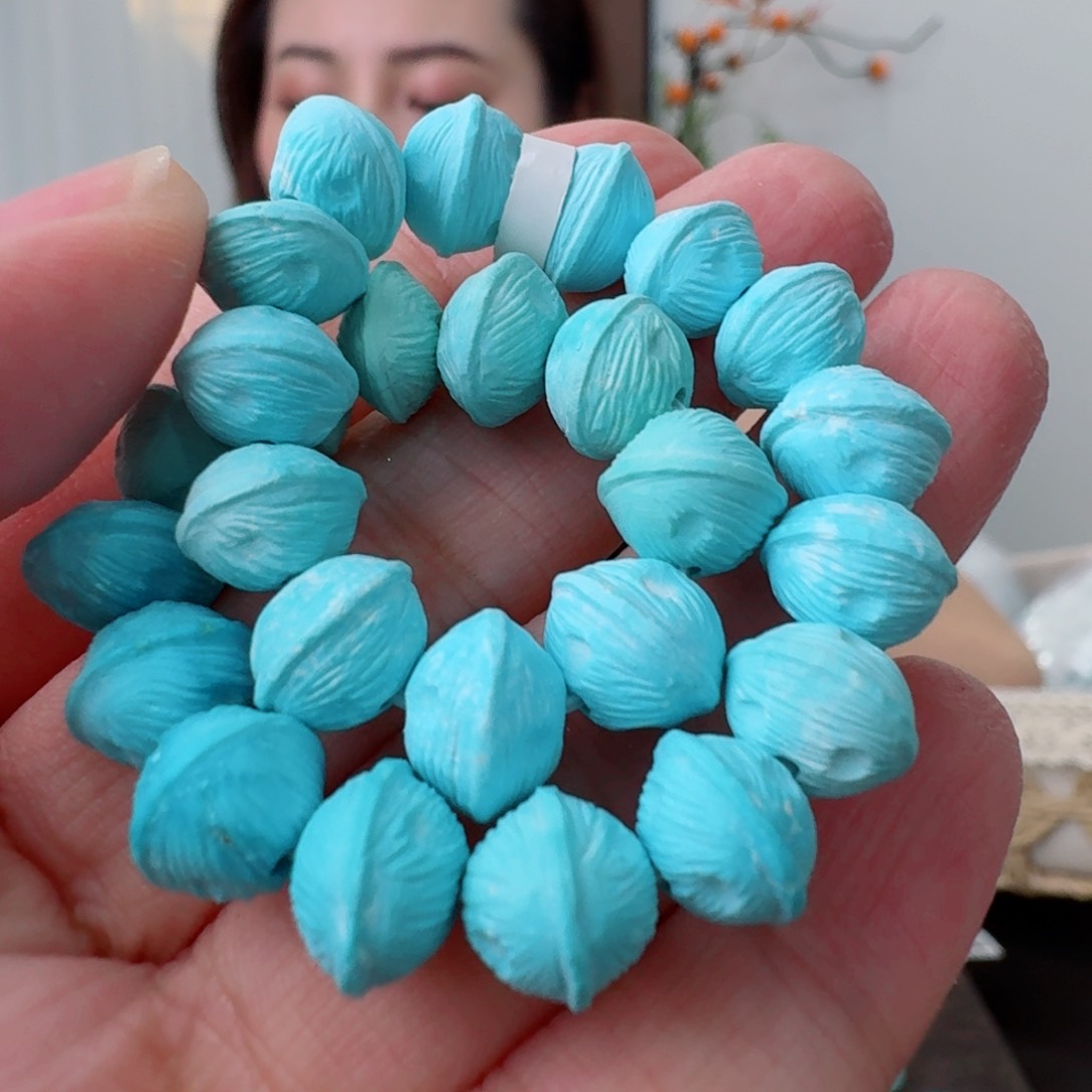 未镶嵌绿松石珠宝奇石