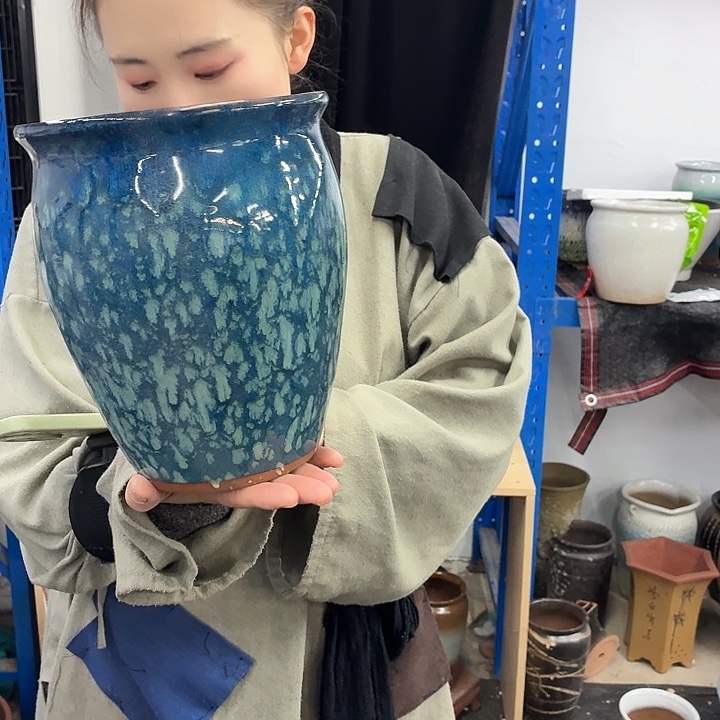 18×23 -粗陶花盆有孔-买买买