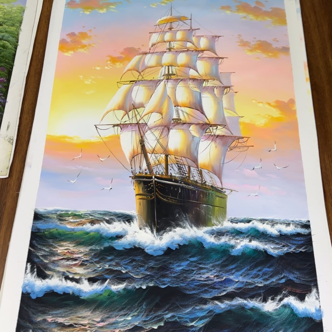 油画好想你了我的