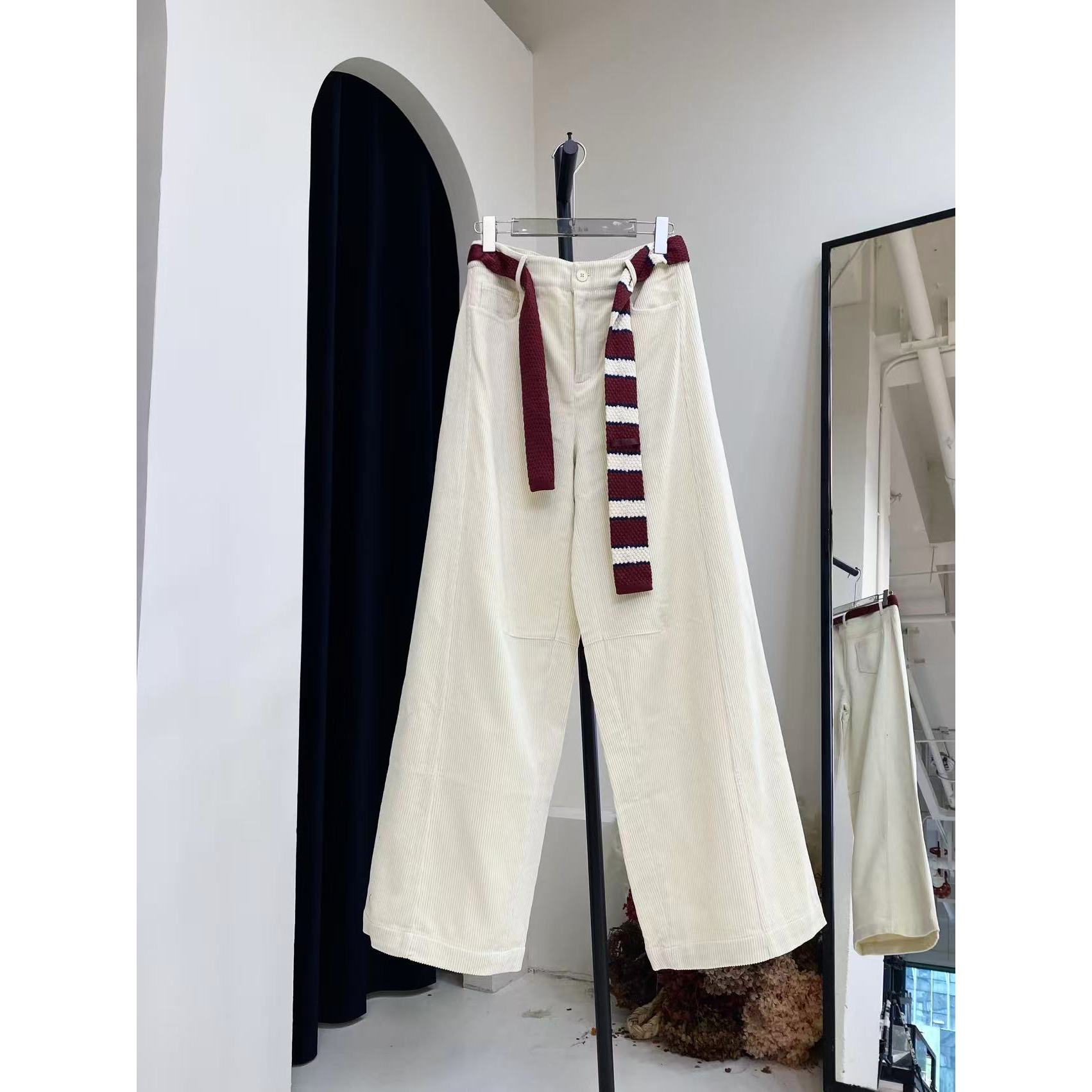 【M。C米尺】裤长103CM匹马棉时尚个性休闲长裤4219