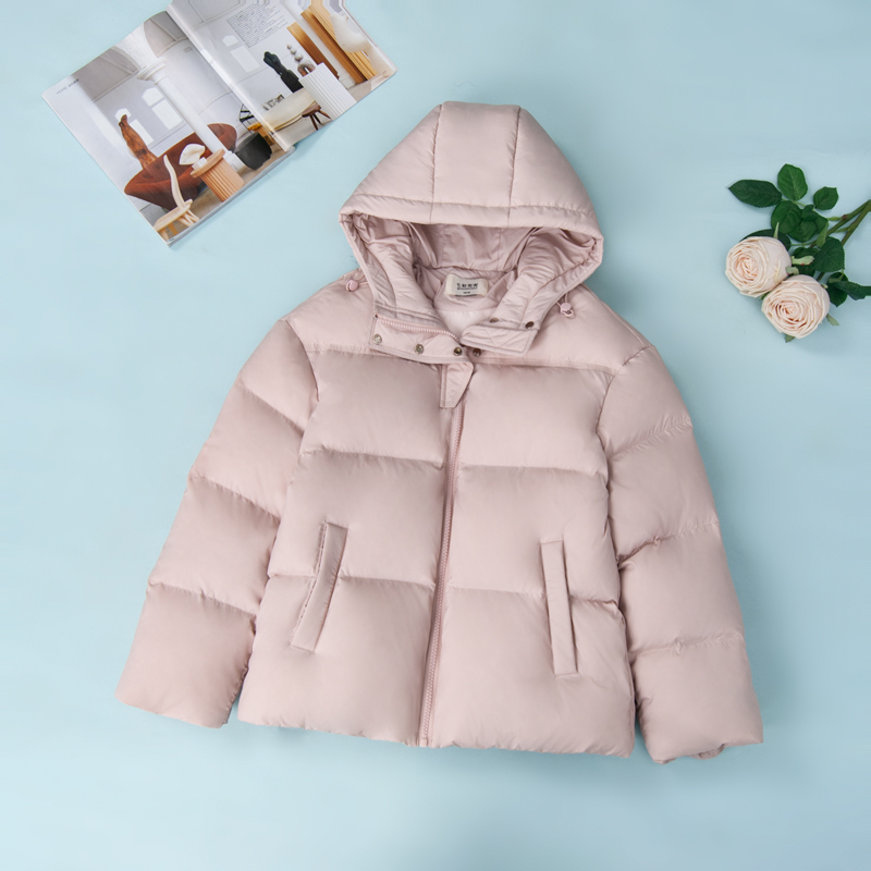 2523女羽绒服新款时尚洋气百搭爆款2025新款冬季90白鸭绒甜美外套