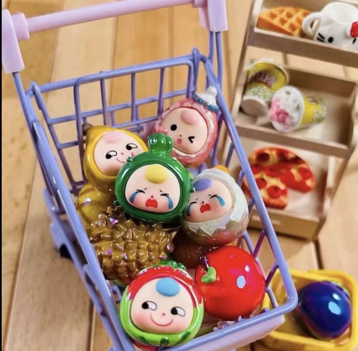 【阿明】好吃鬼系列可爱萌粒摆件