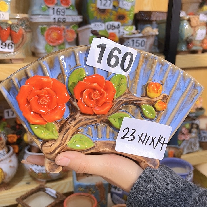 陶瓷多肉花盆满15包邮