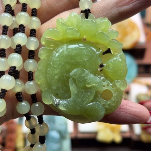 岫玉挂件未镶嵌挂件