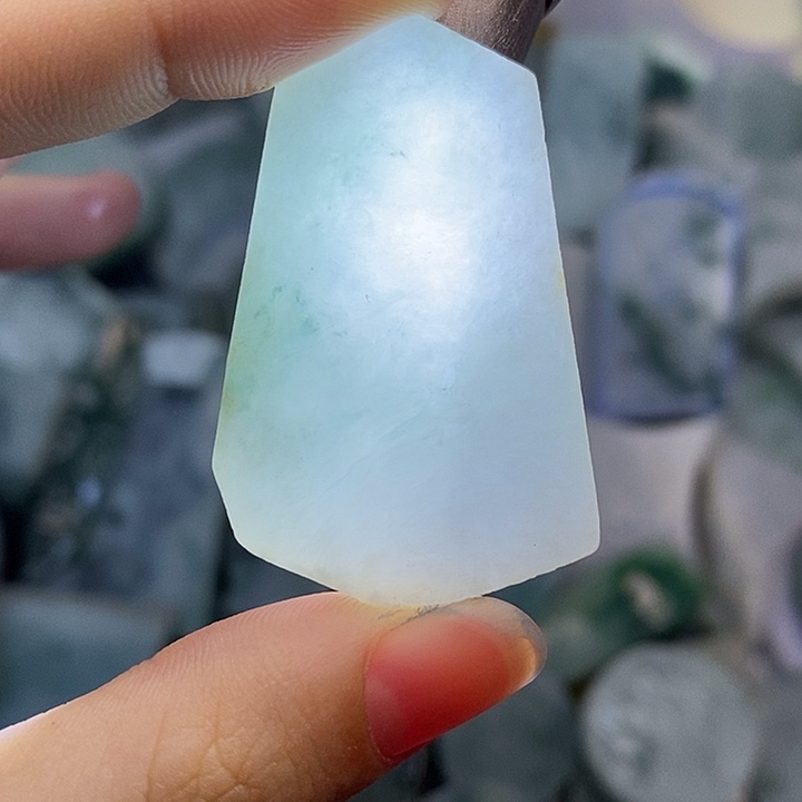 翡翠裸石纯天然翡翠