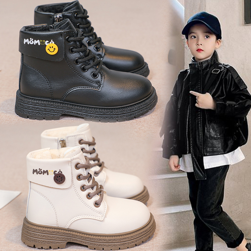 儿童马丁靴英伦风2025秋冬季加绒新款夏单靴靴子儿童女童短靴