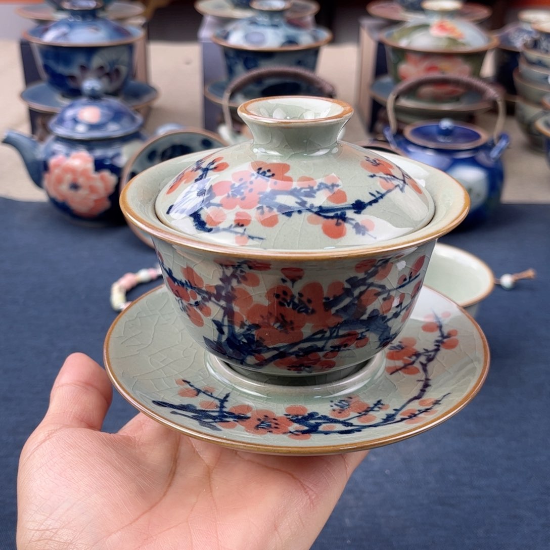 杯景德镇手绘手工茶具