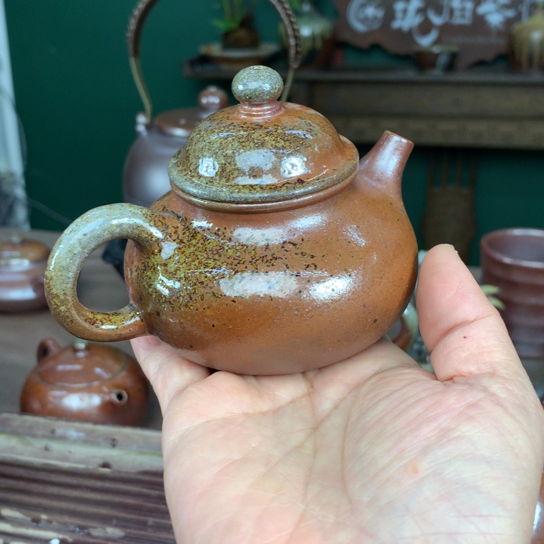 紫砂茶壶纯自然柴烧