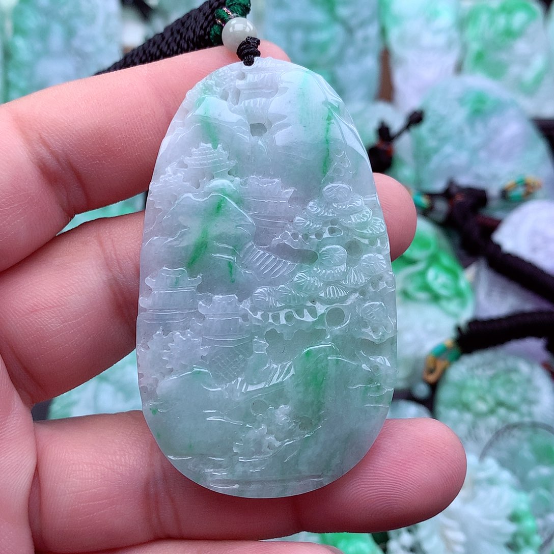 翡翠吊坠(不含链)未镶嵌