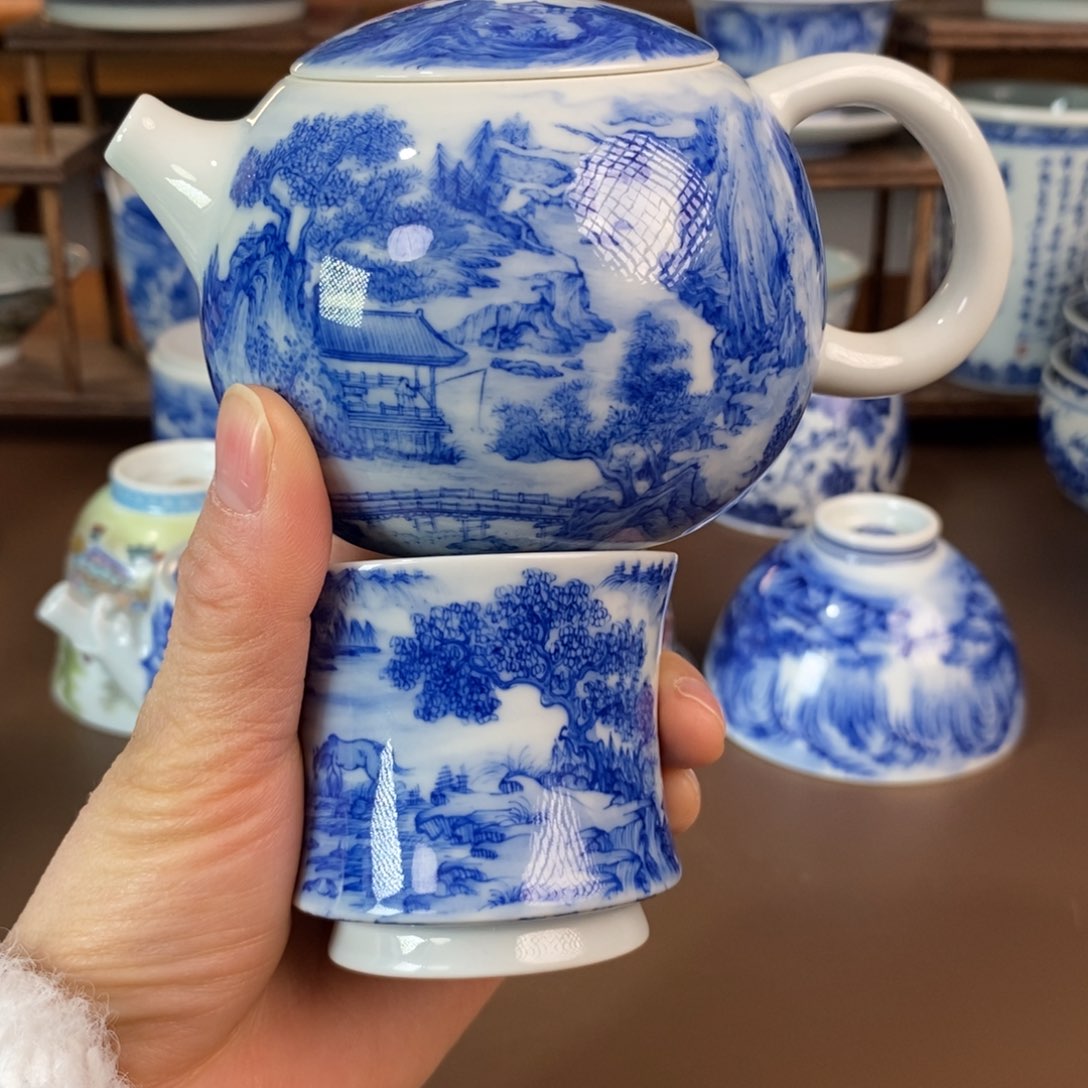 景德镇陶瓷手工手绘