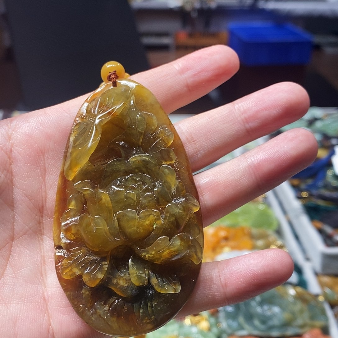 未镶嵌岫玉毛衣链