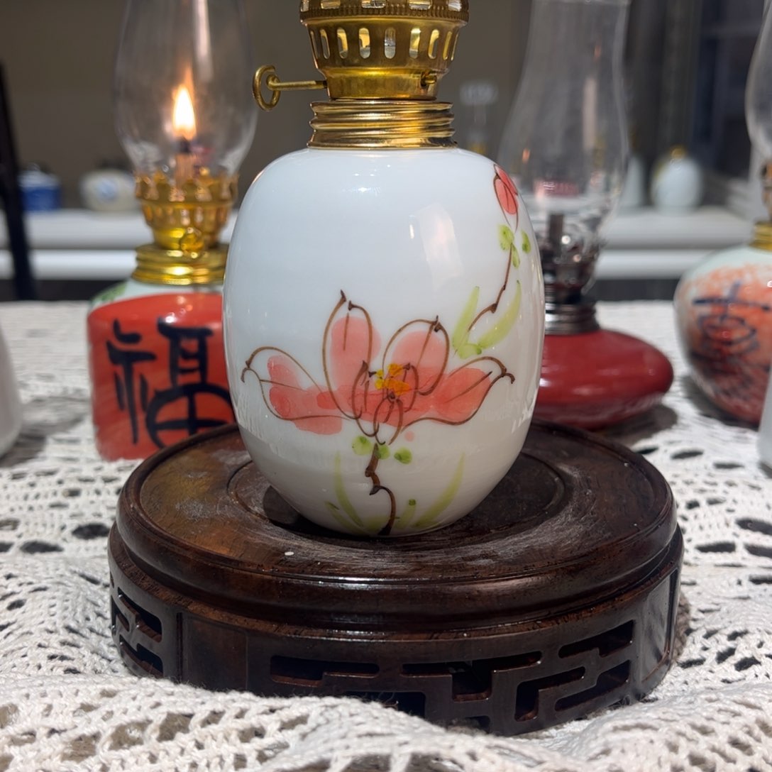 摆件景德镇陶瓷香薰灯