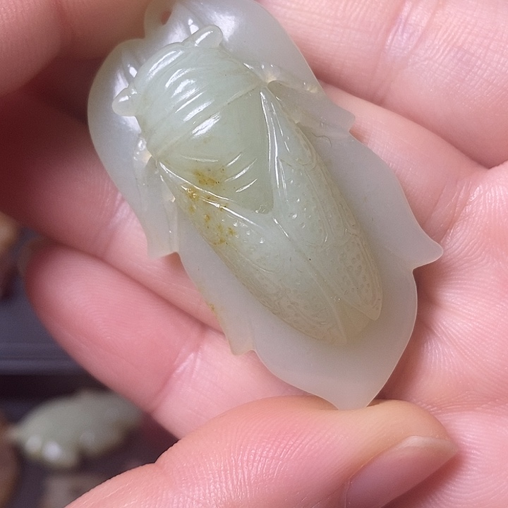 和田玉（糖玉）车挂未镶嵌用****7