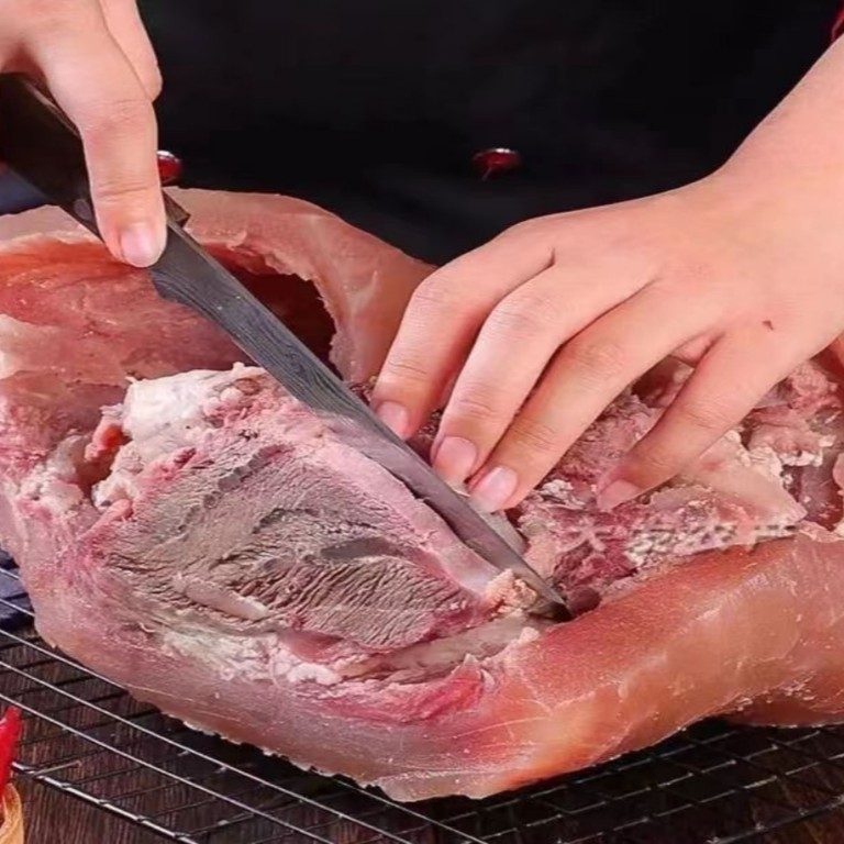 全熟黄牛牛头肉白煮牛脸肉新鲜美味炒烧卤炖3斤装