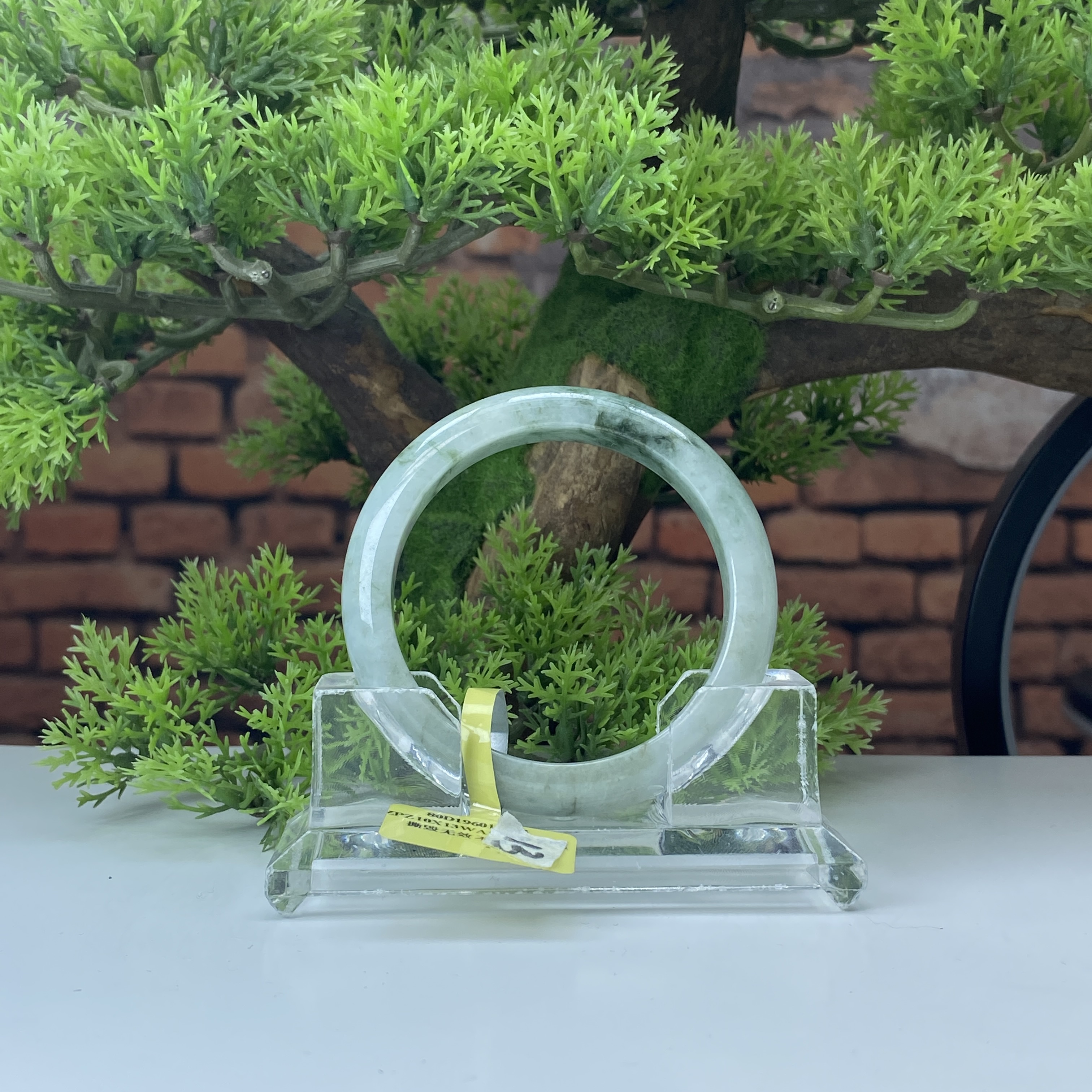 57【刀客砍价王】燕子-天然缅甸A货翡翠手镯(微瑕)  H13