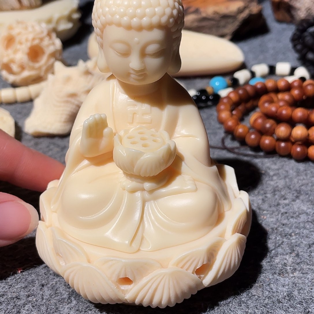 柏木（崖柏）象牙果佛香炉