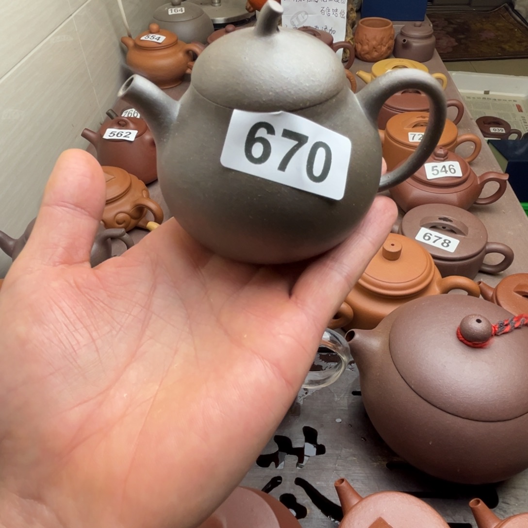 紫砂茶壶还原烧170cc左右瑕疵不挑