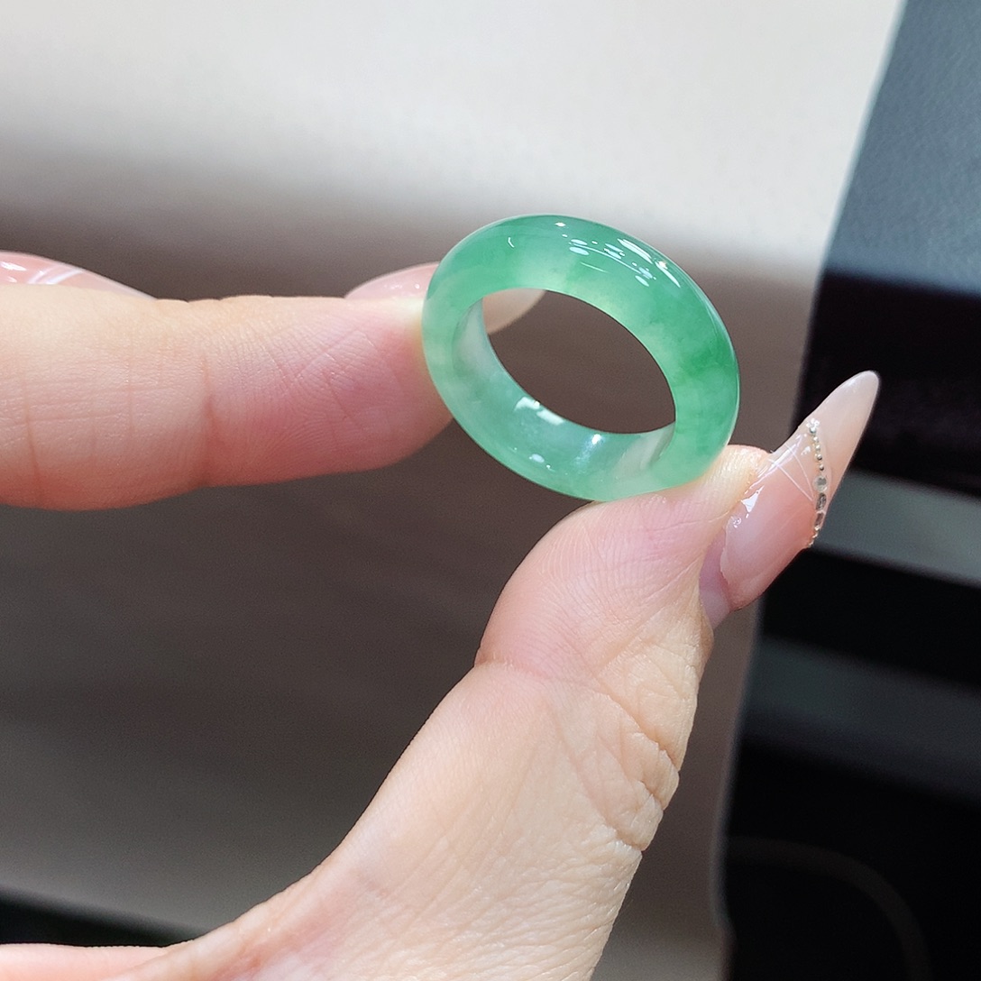 未镶嵌戒指翡翠17.18号