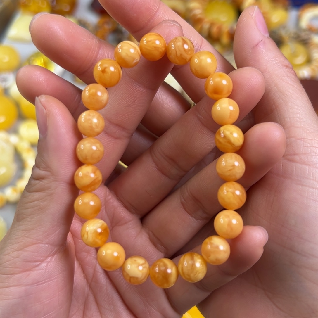 蜜蜡裸石未镶嵌蜜蜡