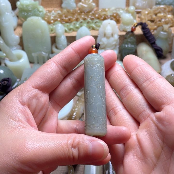 和田玉颈饰未镶嵌