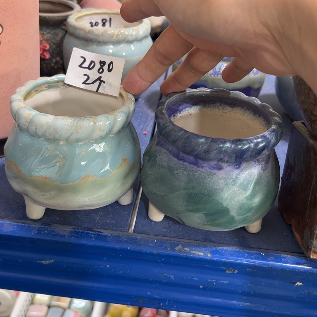 陶瓷多肉小花盆@@2080