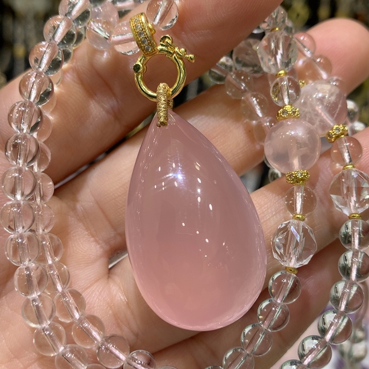 未镶嵌颈饰水晶天然