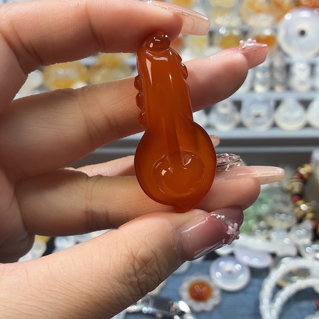 玛瑙/玉髓未镶嵌吊坠(不含链)