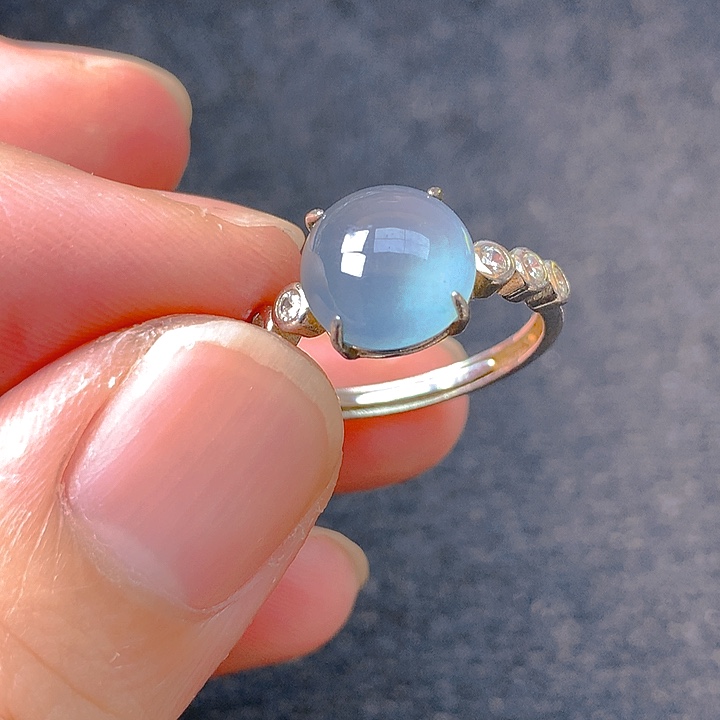 翡翠银S925镶嵌颈饰