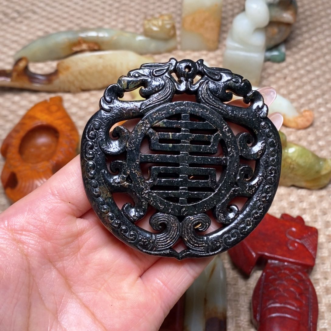 白玉菩提吊坠白玉菩提白玉菩提摆件