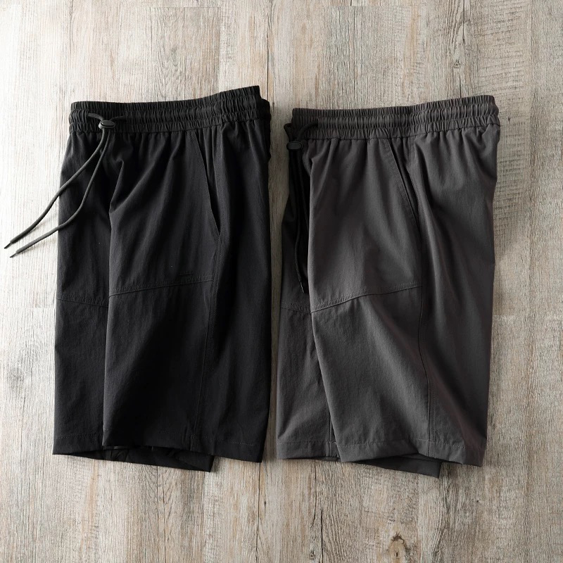 弹力户外短裤夏季黑色男短裤速干运动舒适夏季薄款957