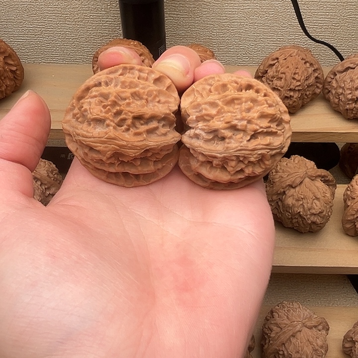 吊坠文玩核桃42尺全品苹果点点色差