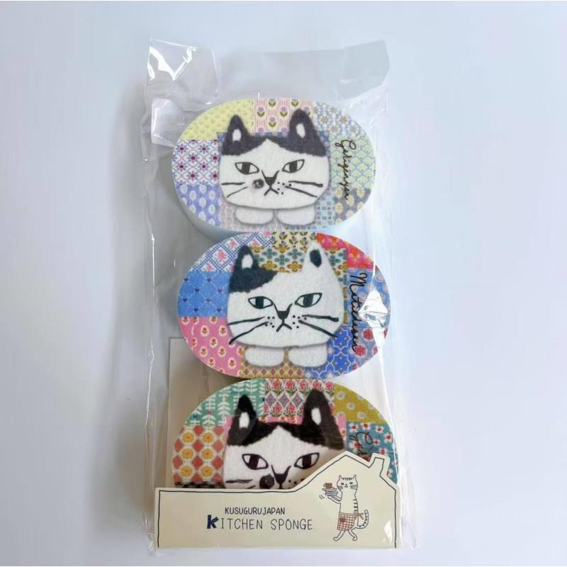 A154 日本Kusuguru正品蜜豆柴犬爬猫8576洗碗擦厨房小工具