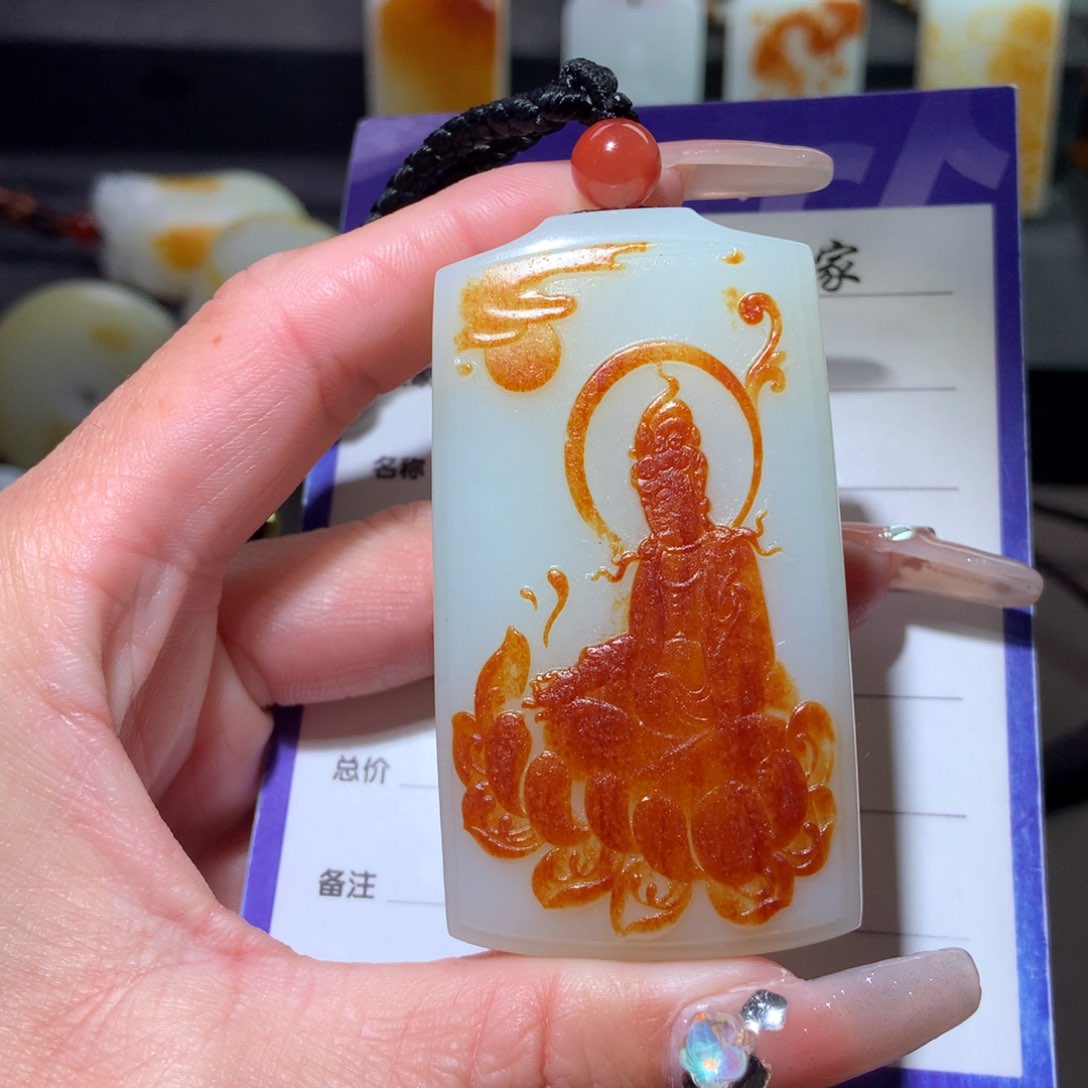 和田玉挂件未镶嵌用****哥