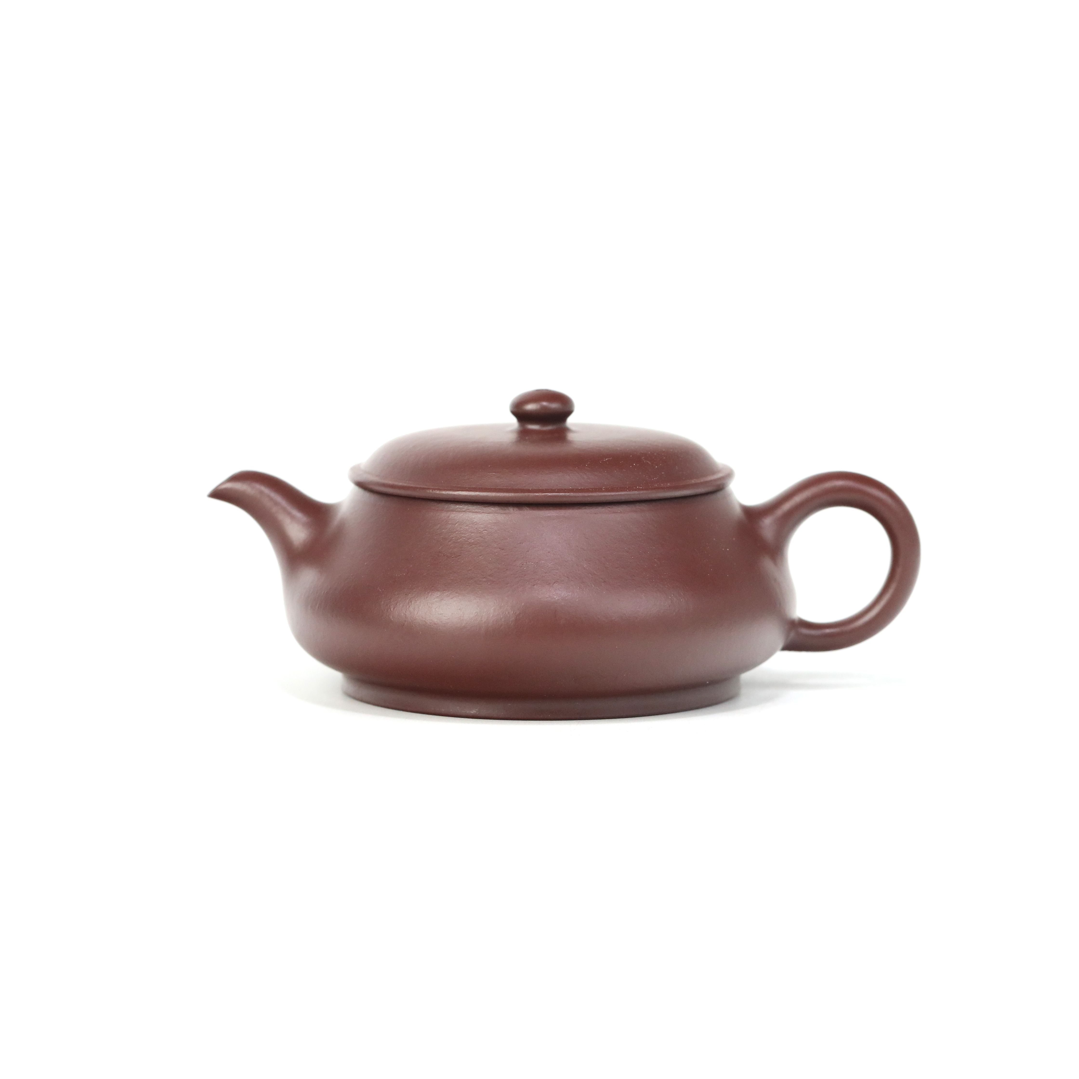 XT明炉壶130cc原矿紫朱泥手工宜兴紫砂壶精工圆壶大口径小品茶壶