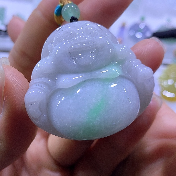 翡翠颈饰未镶嵌天然翡翠A货吊坠