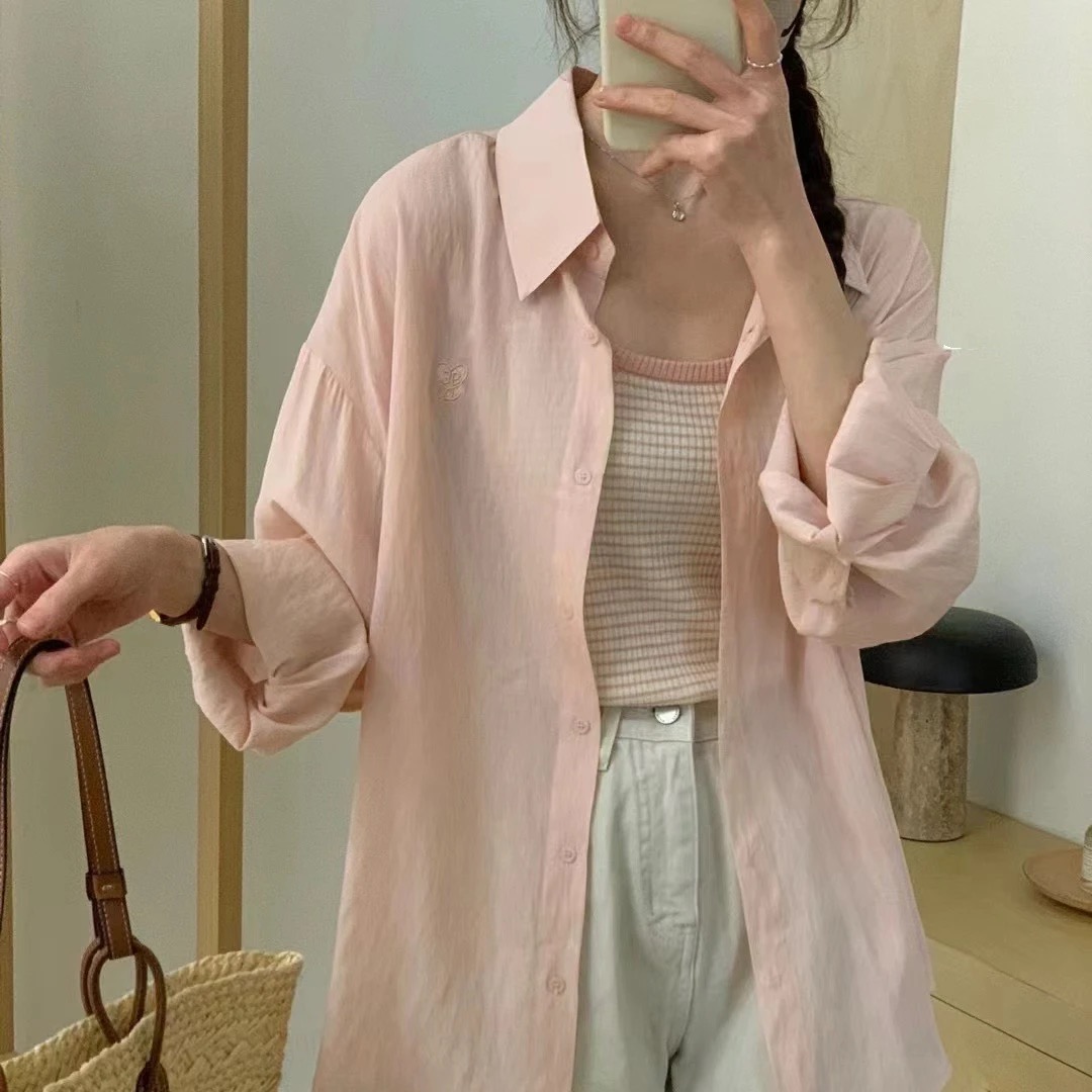 【801-900】特特 香香推荐夏季新款衬衫时尚百搭显瘦温柔设