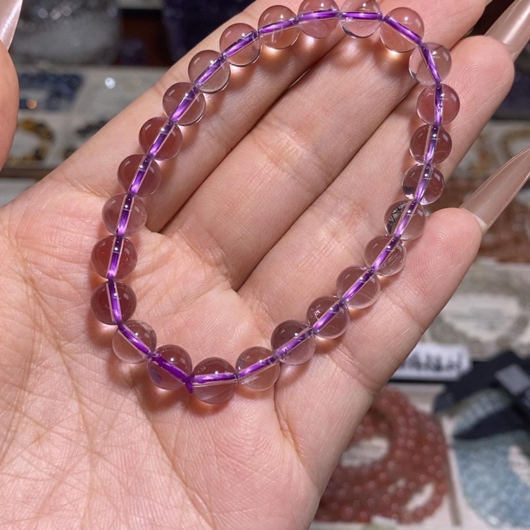 未镶嵌手串水晶紫水