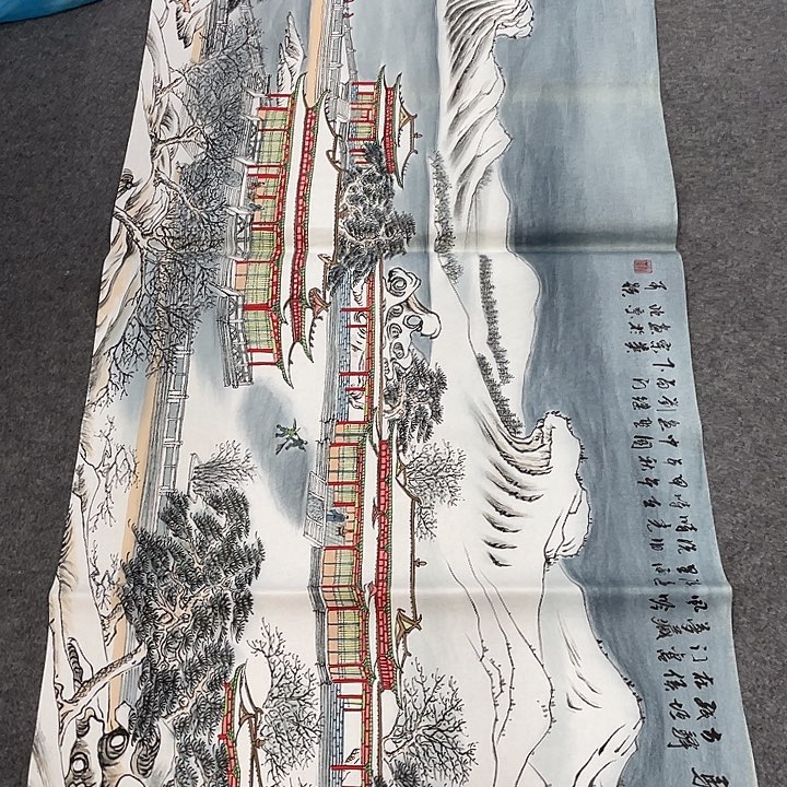 国画今天上午国画作品展示