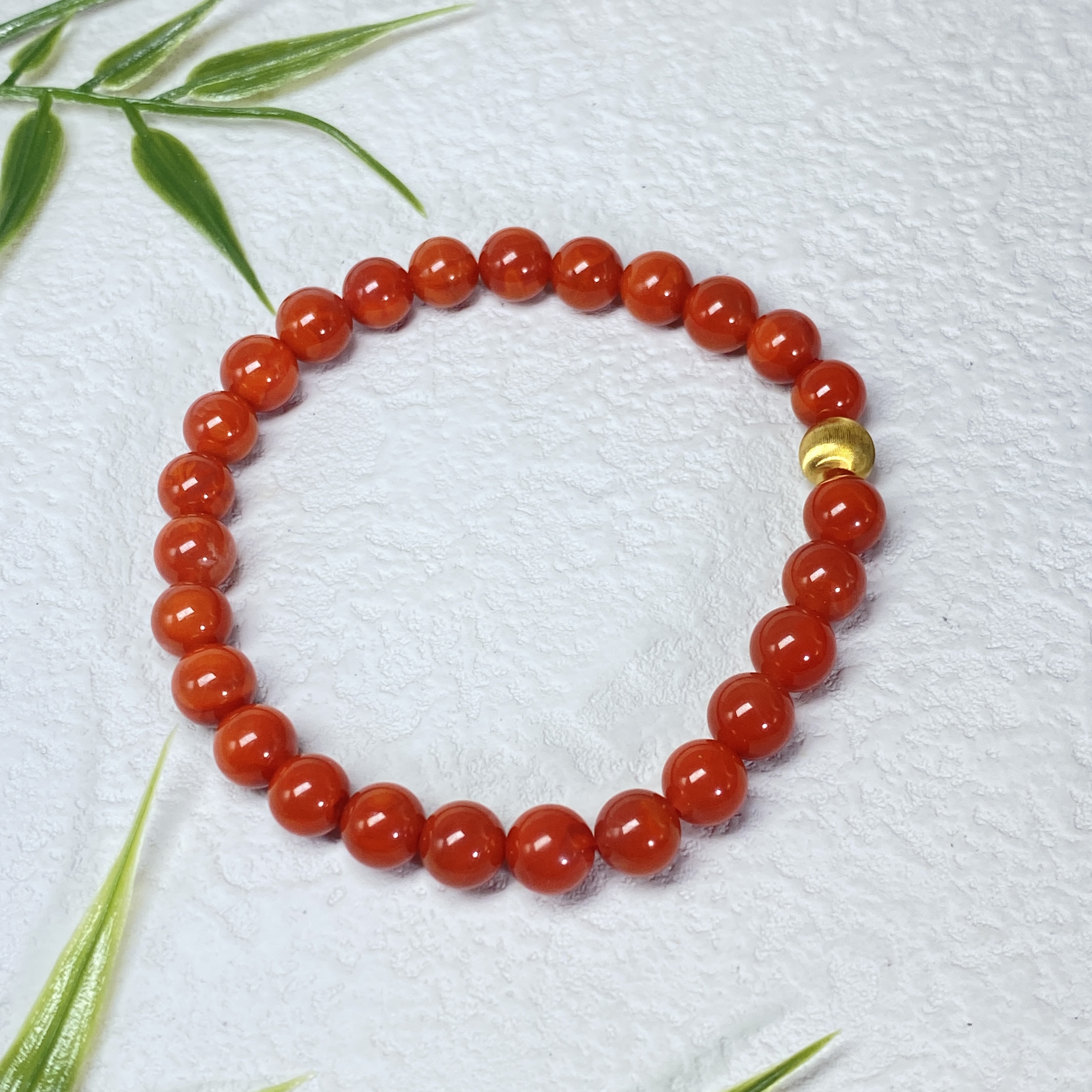 【铭记珠宝】南红手串4-3DM176H25【多样性发一件】约6.5mm+