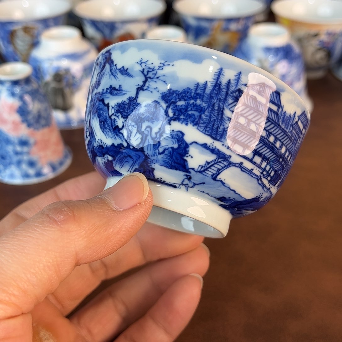 杯景德镇全手工手绘陶瓷