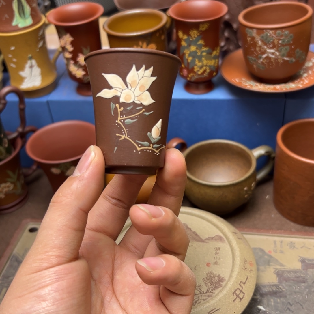 紫砂茶杯紫砂主人杯40cc