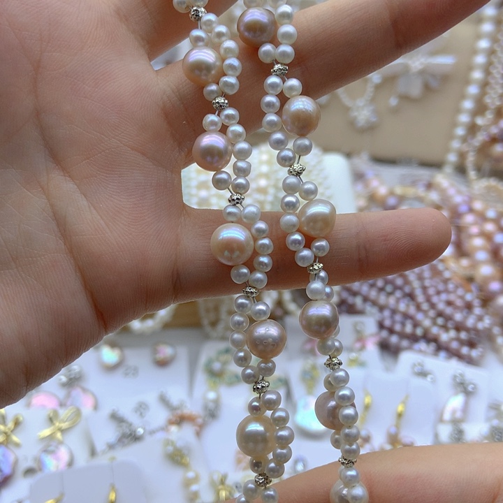 淡水珍珠未镶嵌颈饰?