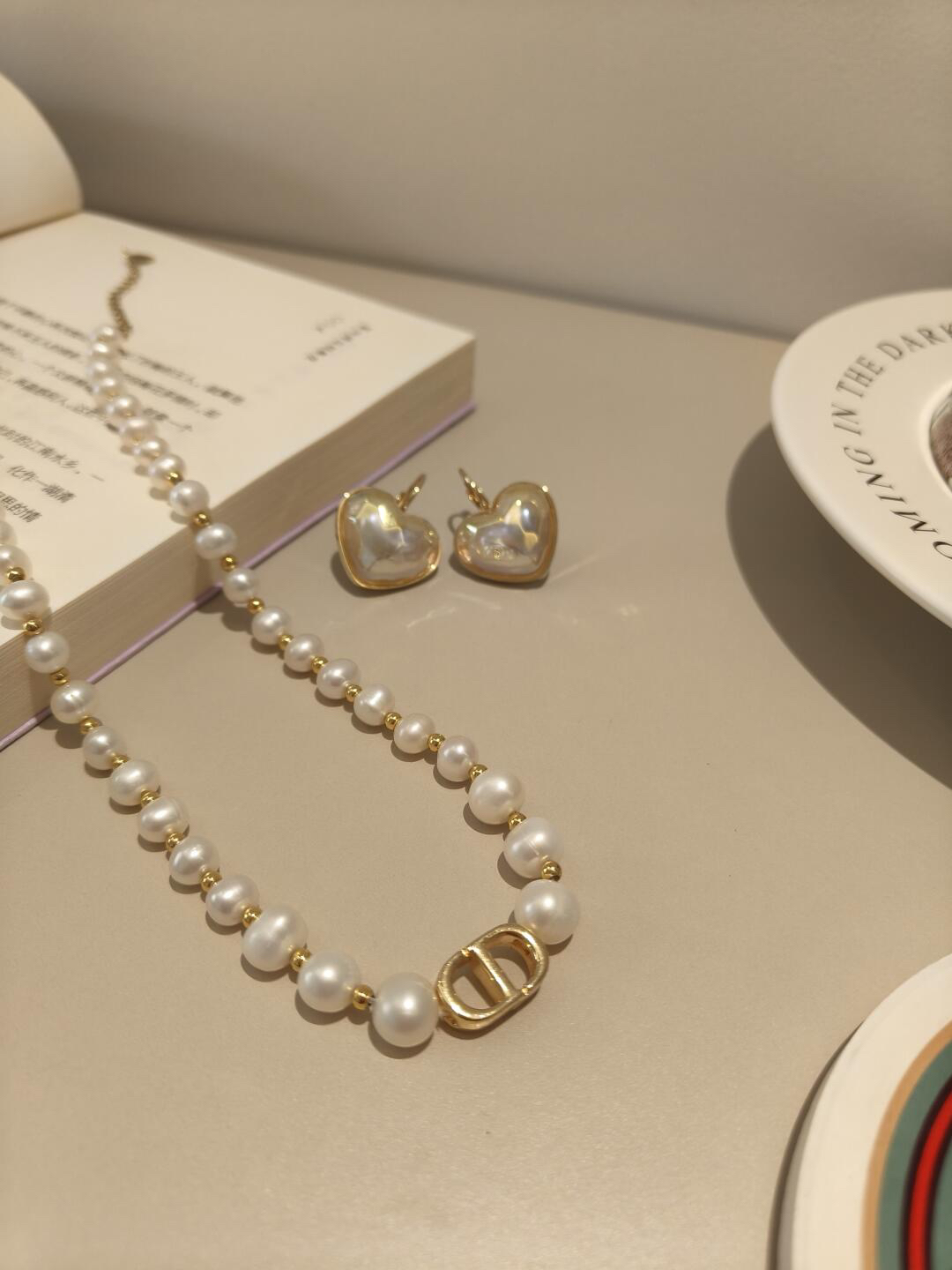 合金合成锆石耳饰 简约气质甜美小众