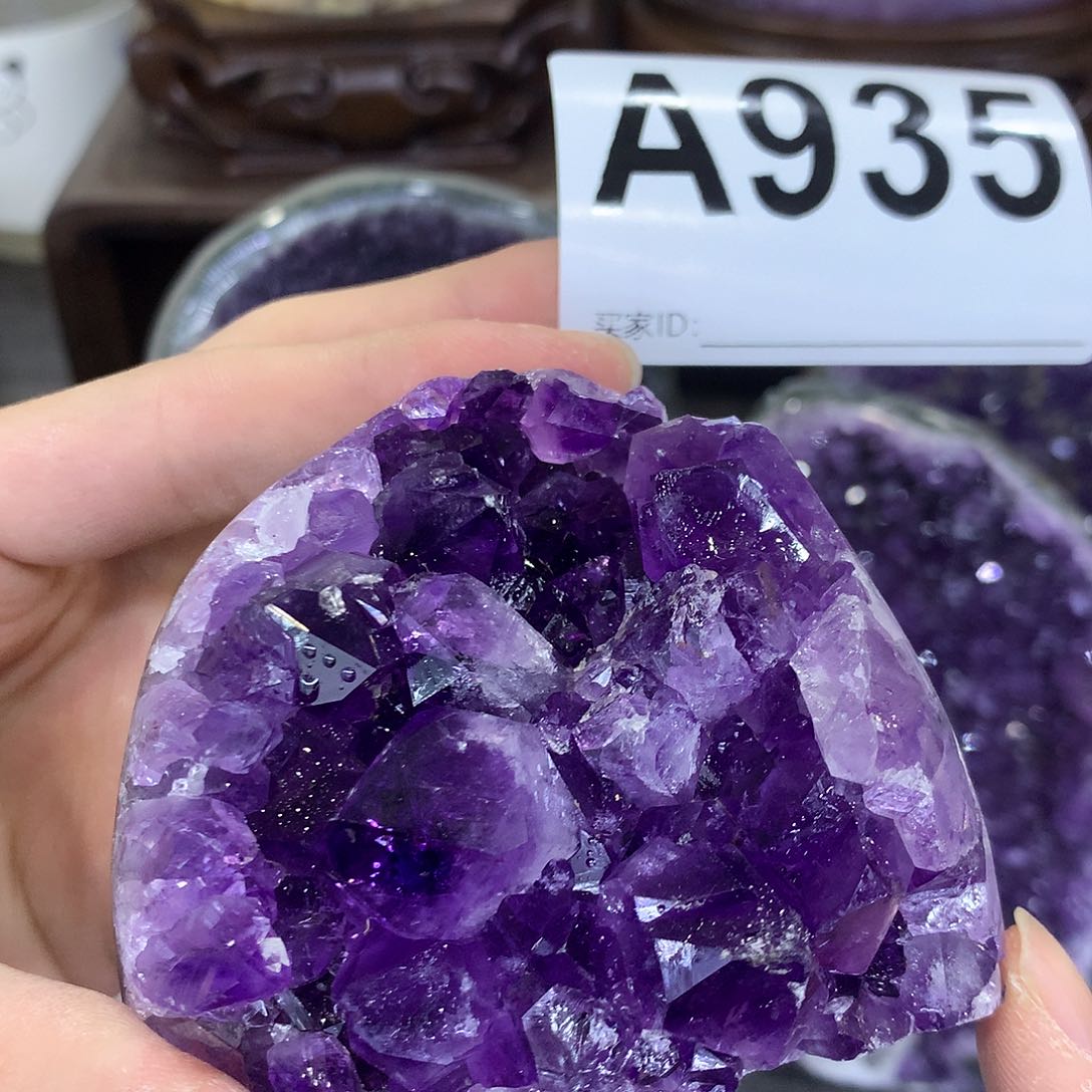 紫晶珠宝半成品未镶嵌935