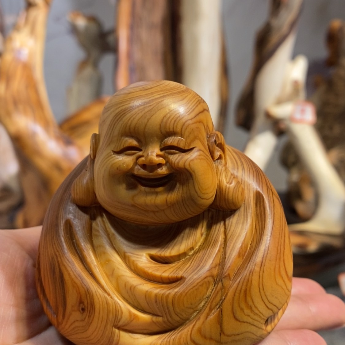 【闪购商品】柏木（崖柏）根雕木雕工艺品摆件创意