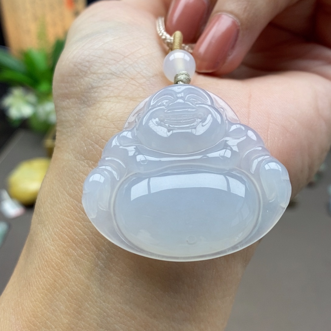 翡翠足银镶嵌颈饰61