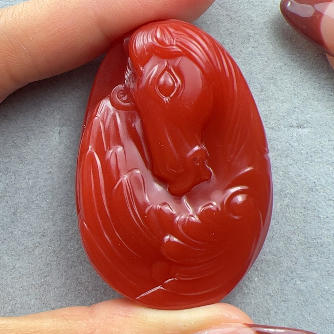 未镶嵌吊坠南红玛瑙