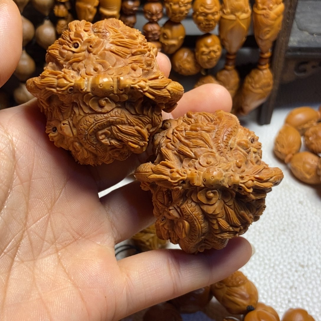 【闪购商品】手串/手链橄榄核一**行九龙核桃