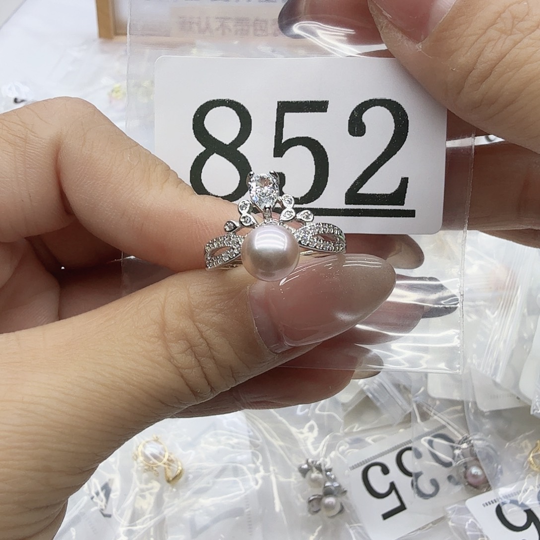 淡水珍珠珠宝奇石合金852