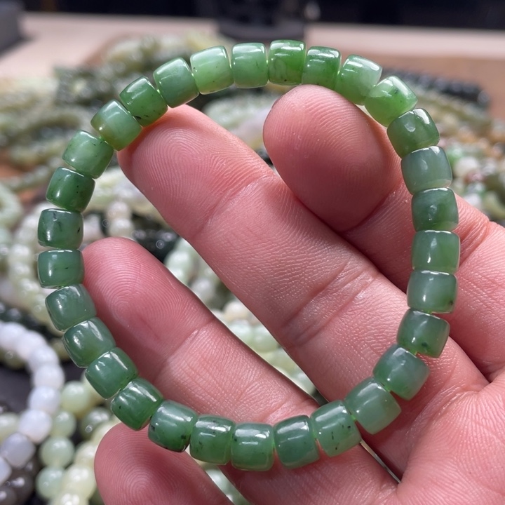 和田玉手链未镶嵌